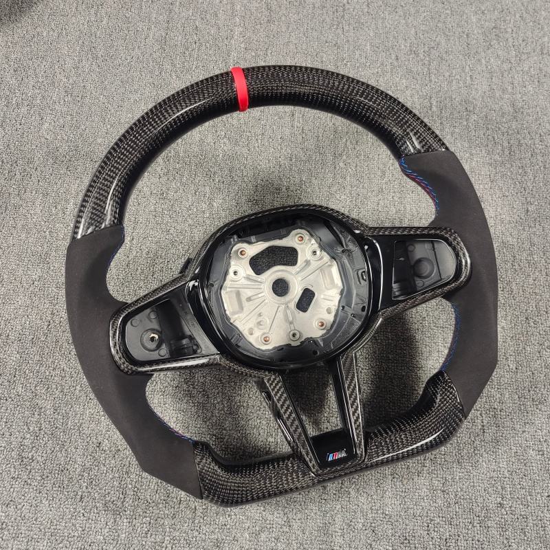 Custom LED Carbon Fiber Steering Wheel for BMW G Series (G20 G30 G80)