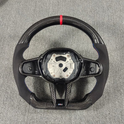 Custom LED Carbon Fiber Steering Wheel for BMW G Series (G20 G30 G80)