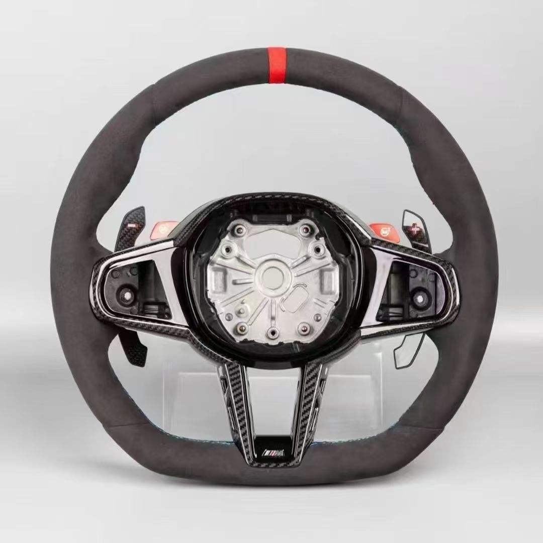 Custom LED Carbon Fiber Steering Wheel for BMW G Series (G20 G30 G80)