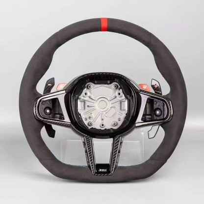 Custom LED Carbon Fiber Steering Wheel for BMW G Series (G20 G30 G80)