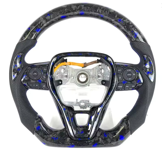 Custom LED Carbon Fiber Steering Wheel for Toyota Camry 8th Gen (2018-2024)