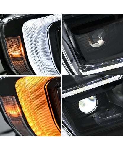 Ford F-150 Projection LED Headlights - Sequential Turn Signal DRL