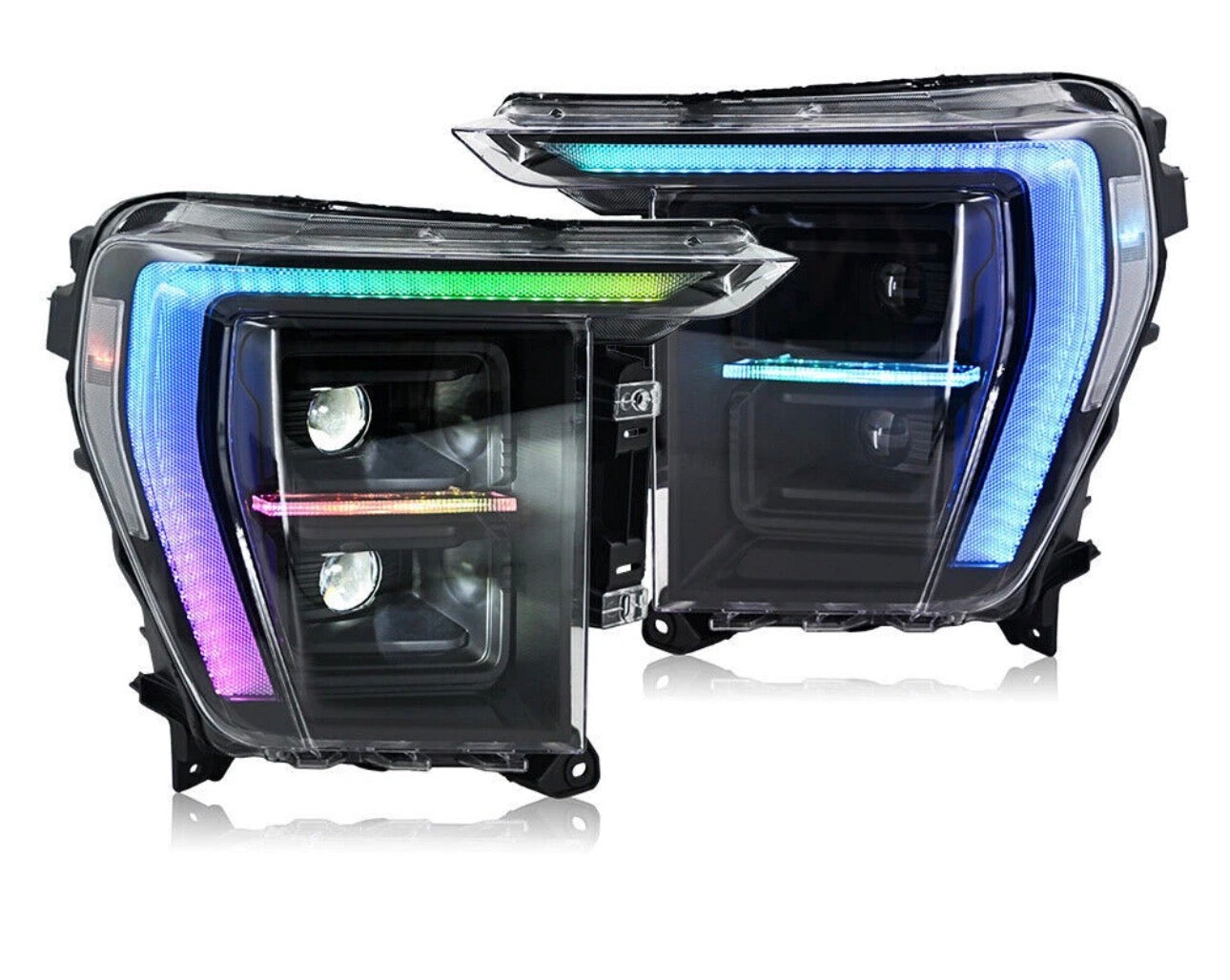 Ford F-150 RGB Headlights - App Controlled LED Assembly