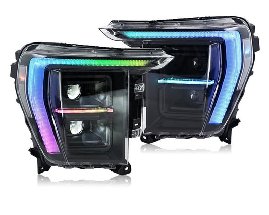 Ford F-150 RGB Headlights - App Controlled LED Assembly