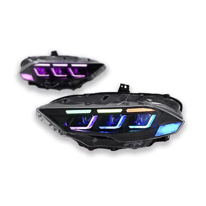 RGB Mustang Headlights 2018+ - Plug and Play