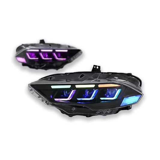 RGB Mustang Headlights 2018+ - Plug and Play