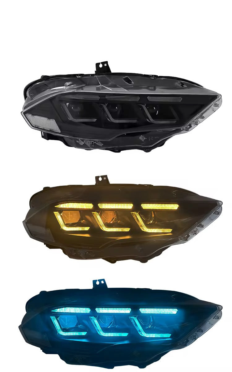 RGB Mustang Headlights 2018+ - Plug and Play