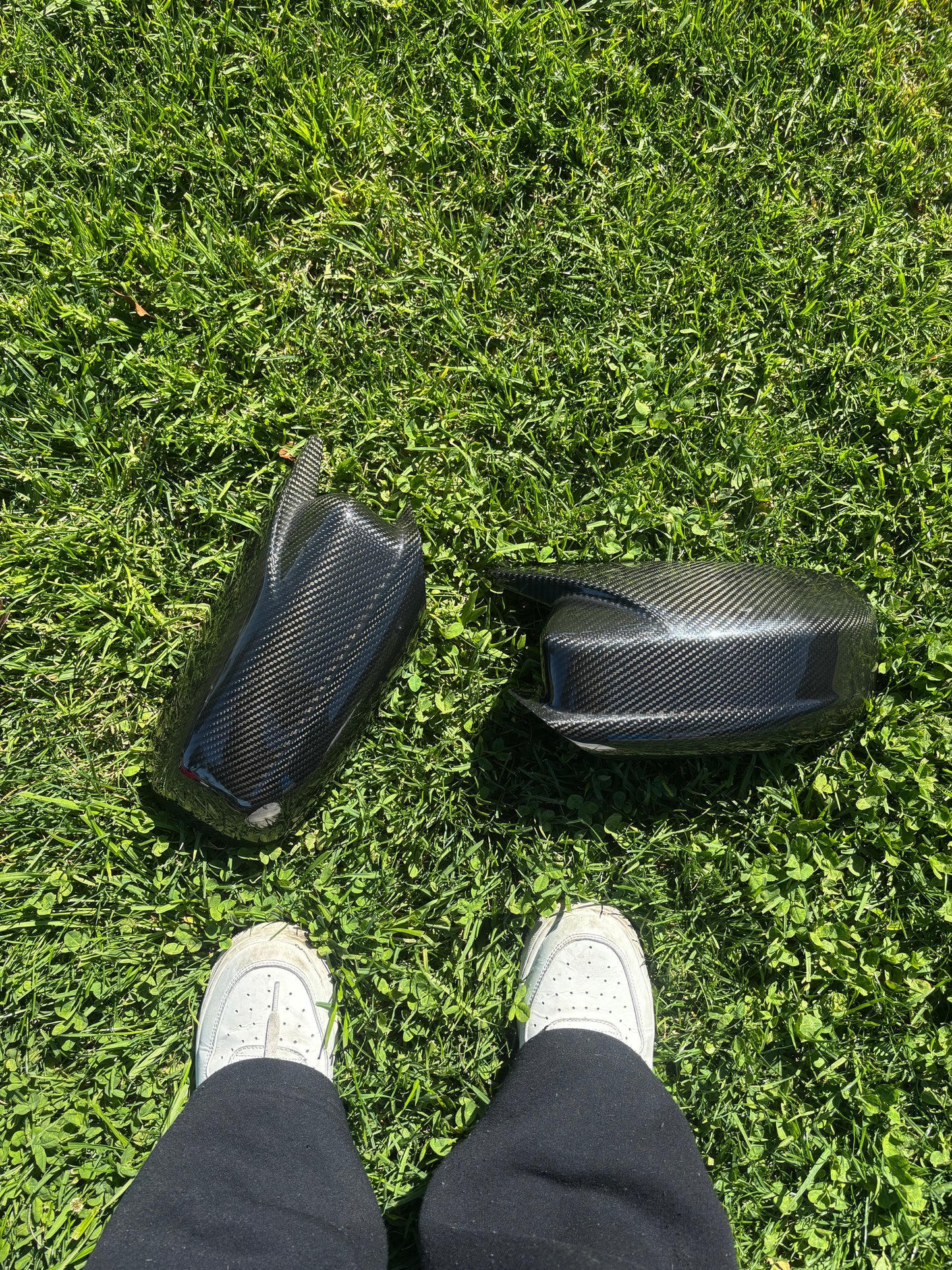 Real Carbon Fiber Mirror Caps for BMW 2,3,4,5 Series