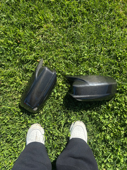 Real Carbon Fiber Mirror Caps for BMW 2,3,4,5 Series