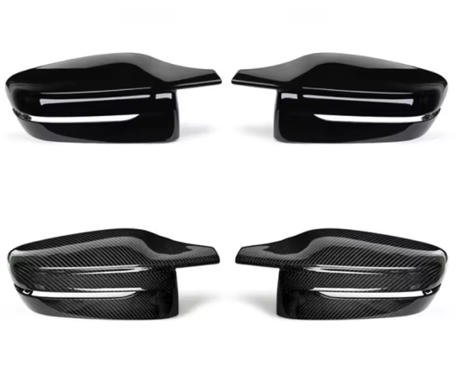 Carbon Fiber Mirror Caps -ABS Carbon Fiber Side Mirror Caps for BMW 2,3,4,5 Series.