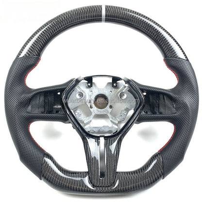 Custom LED Carbon Fiber Steering Wheel for Infiniti Q50 Q60 (2014-2024)