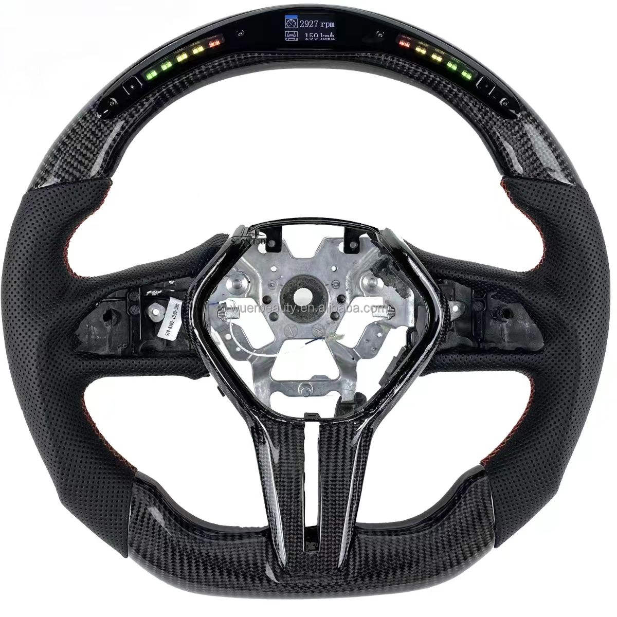 Custom LED Carbon Fiber Steering Wheel for Infiniti Q50 Q60 (2014-2024)